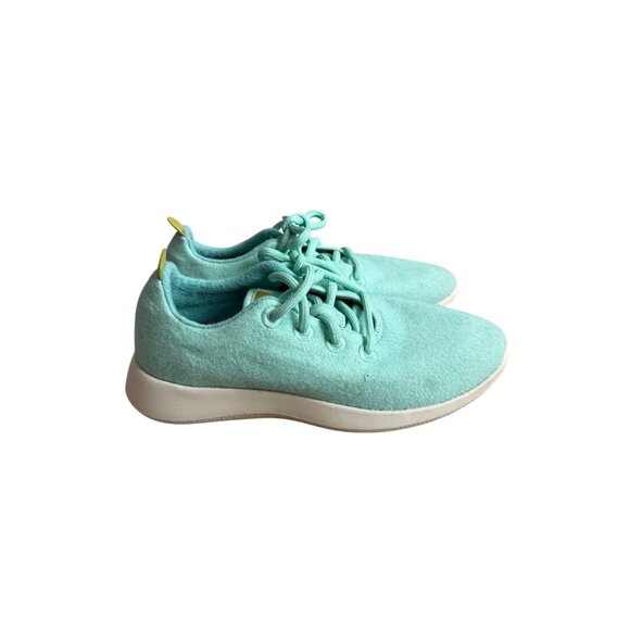 ALLBIRDS Pistachio Mint Green Lace Up Sneakers Size Women's 7 - Picture 6 of 10